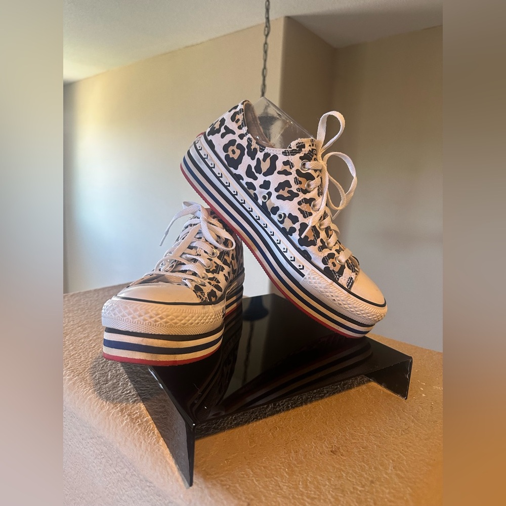 Converse animal print platform red bottom - Picture 5 of 7